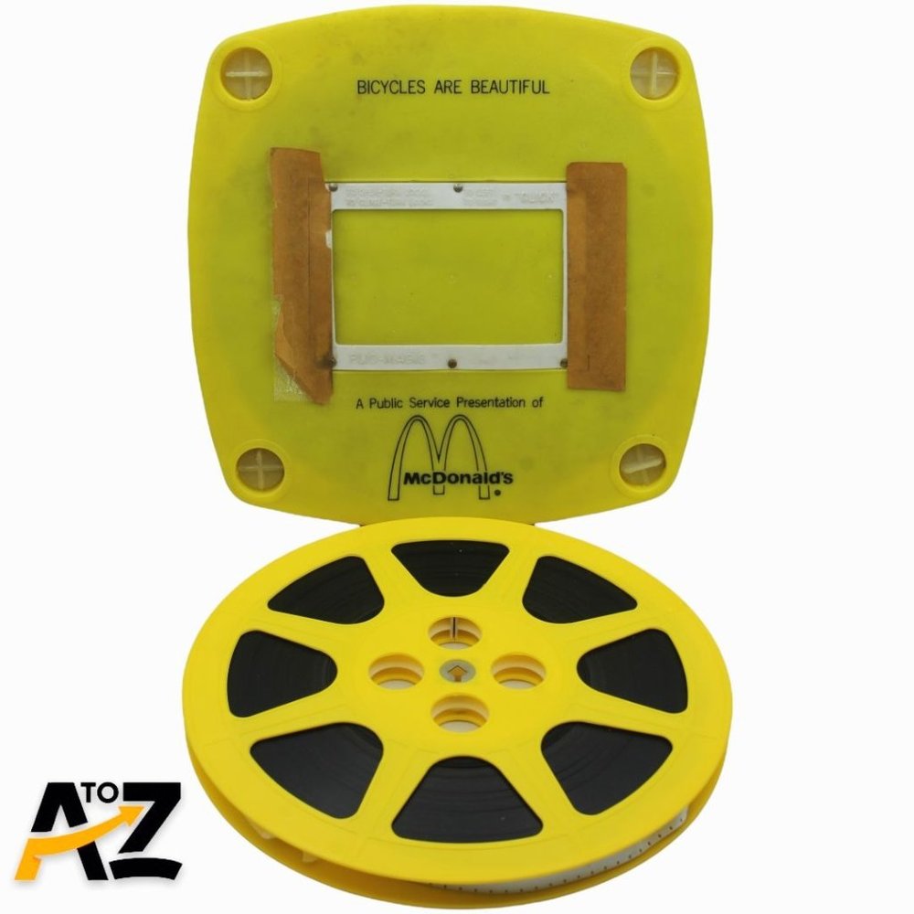 Vintage Film Reel McDonald's Bicycles are Beautiful Public Service Representatio